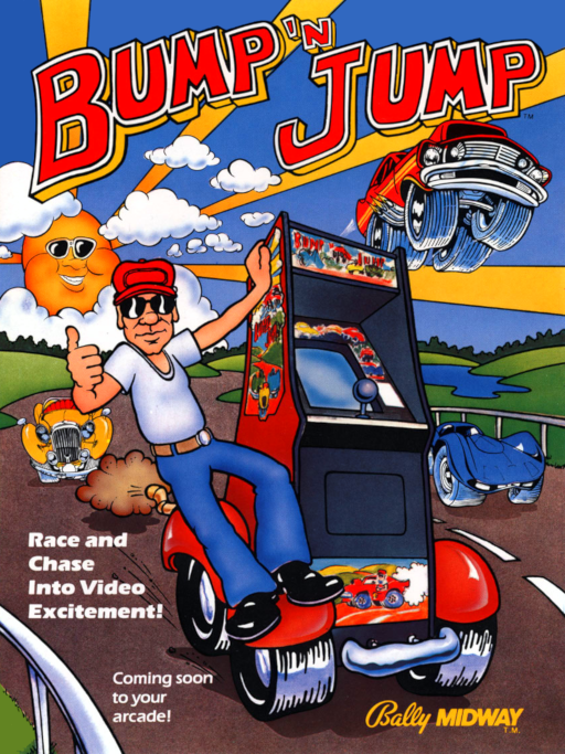 Bump 'n' Jump Arcade Game Cover